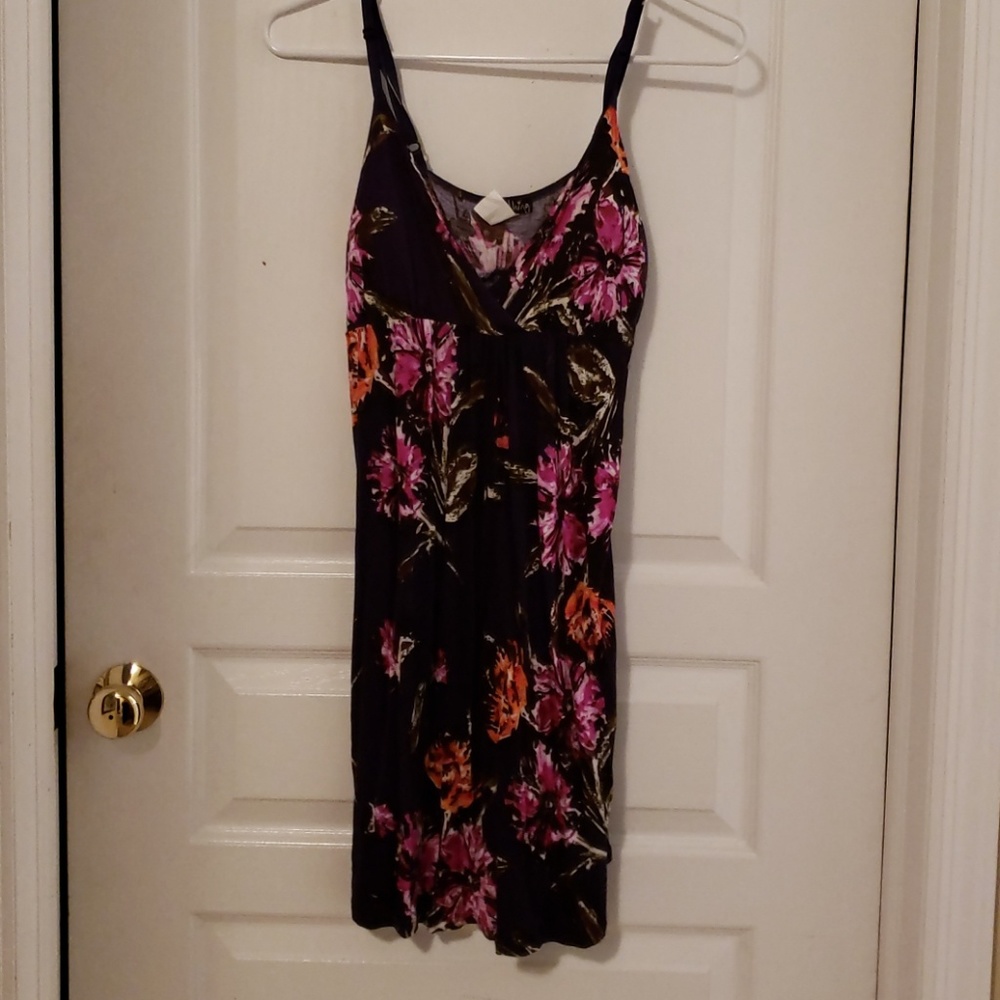 Purple Floral Print Dress FINAL MARKDOWN